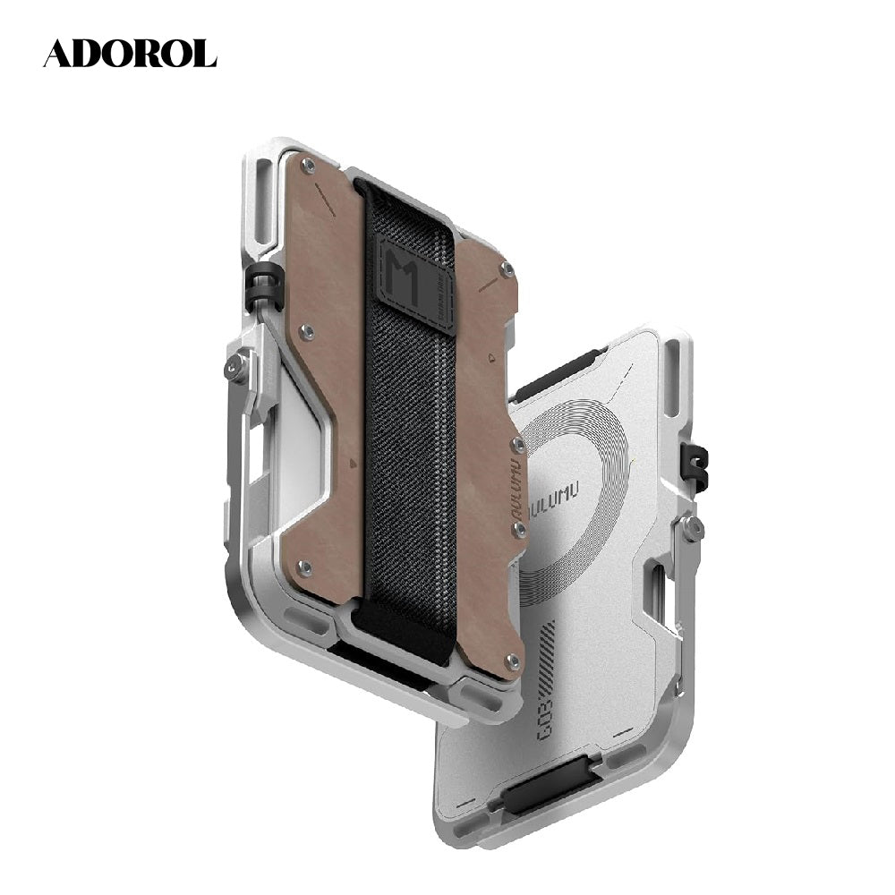 Adorol Magnetic Metal Wallet Cover