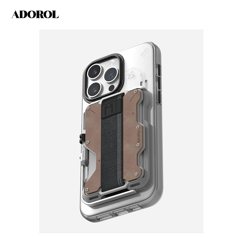 Adorol Magnetic Metal Wallet Cover