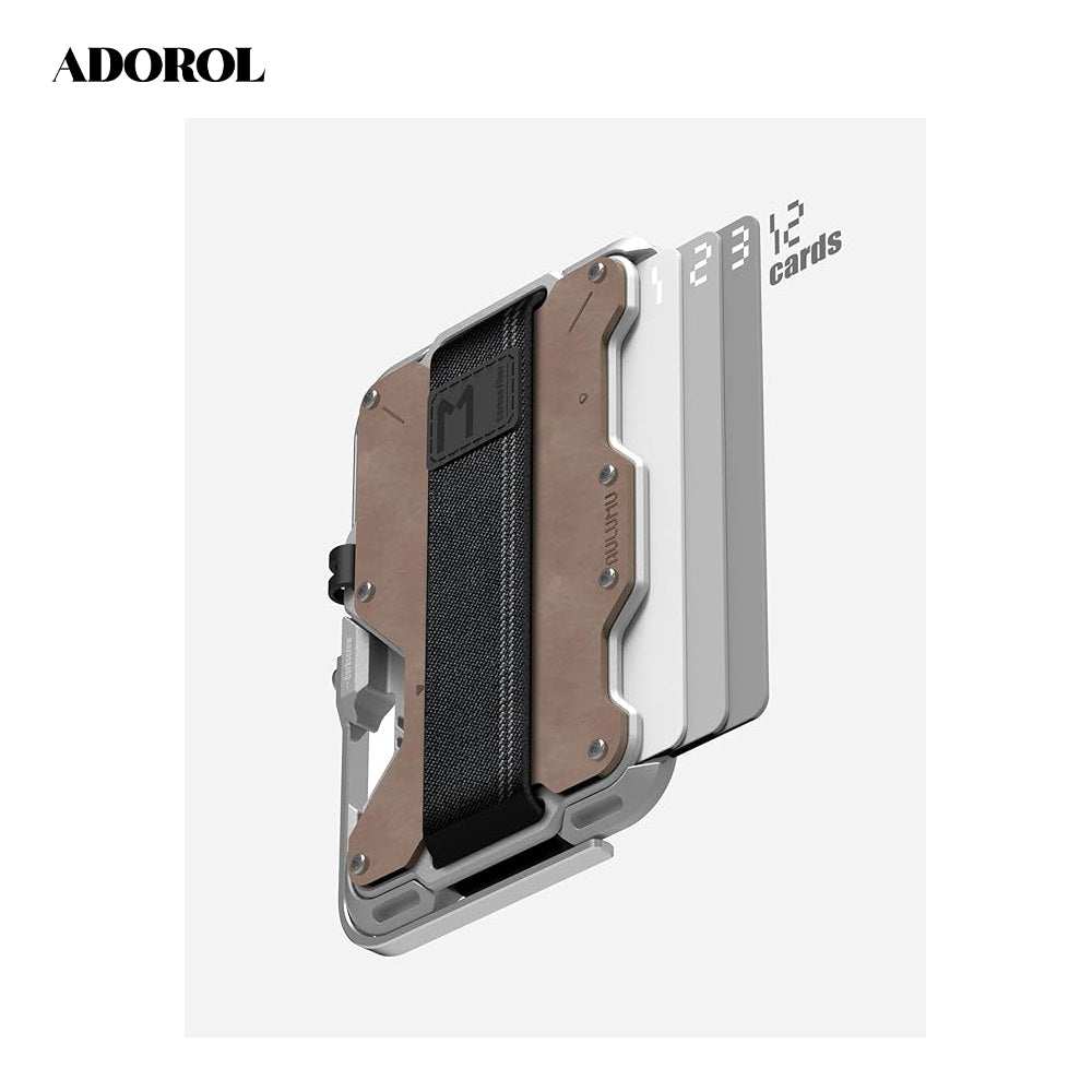 Adorol Magnetic Metal Wallet Cover